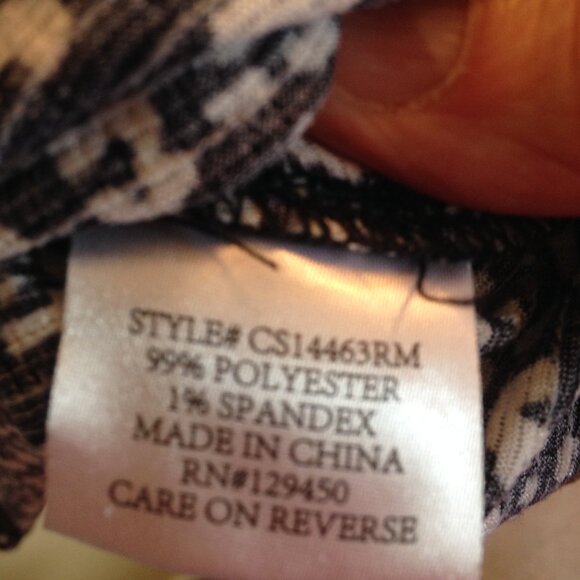 Fred David Long Sleeve Pullover Blouse Top Large - Picture 4 of 5